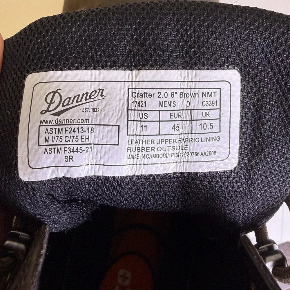 Danner workday can